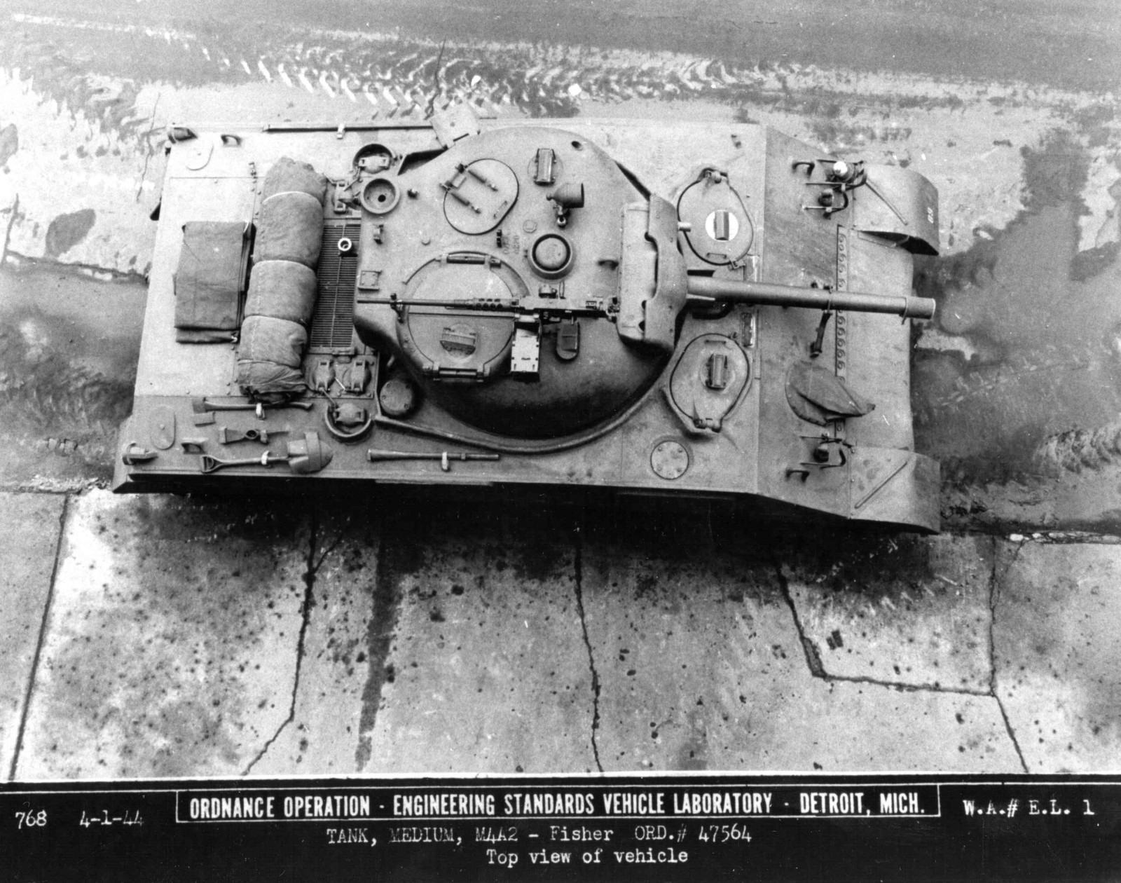 The Sherman M4A2 Medium Tank Major Sherman Model rarely used by the US